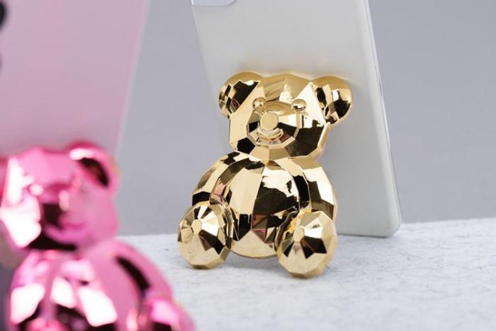 A-One Brand - Mobilställ Stick-on BEAR - Guld