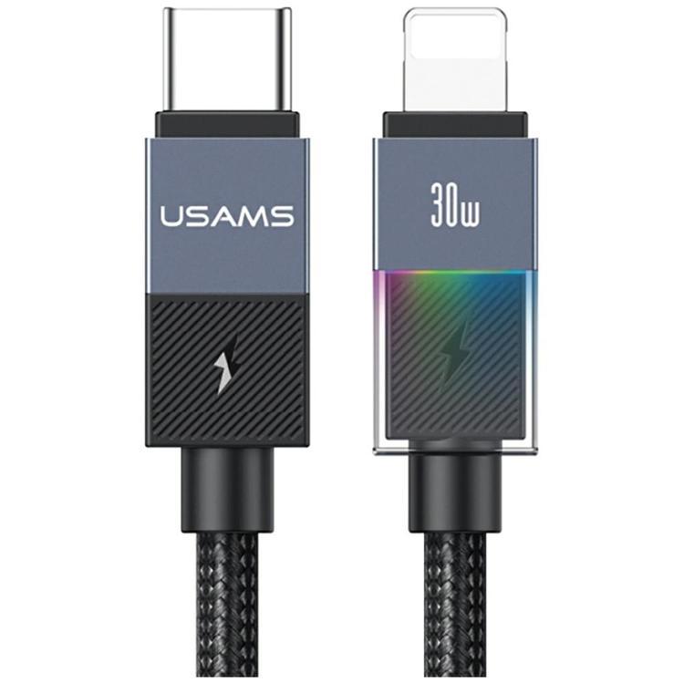 USAMS USB-C till Lightning 30W Kabel 1.2m SJ776 - Tarnish | 3541 | AlltMobil
