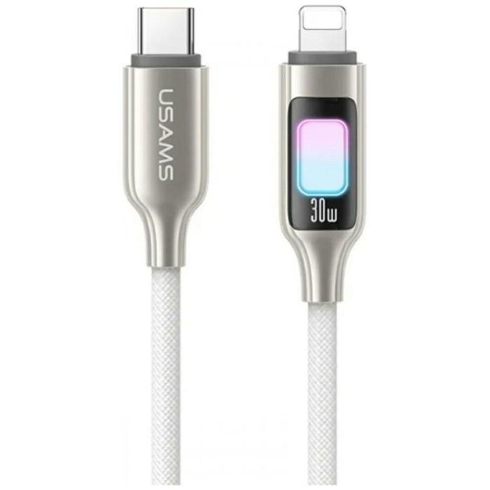 USAMS - USAMS USB-C Till Lightning Kabel 30W 1.2m TC - Titan