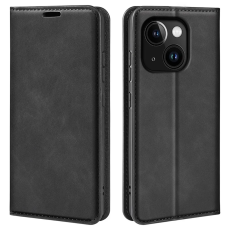 Taltech - iPhone 15 Plus Plånboksfodral Stöttåligt - Svart