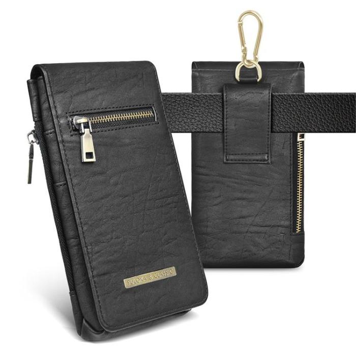 UTGATT1 - PULOKA Bältesväskor Vertical Multifunction Zipper - Svart