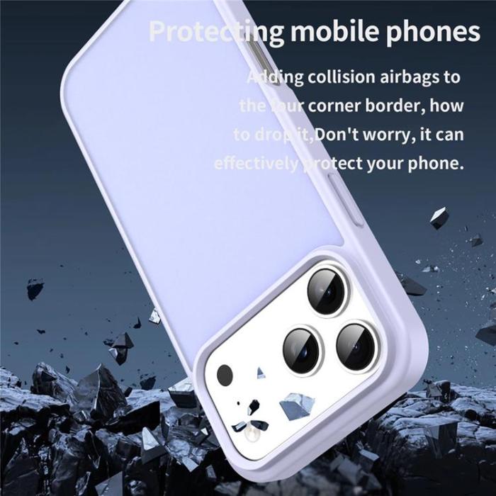 A-One Brand - iPhone 17 Pro Max Mobilskal Skin Touch Matte - Lila