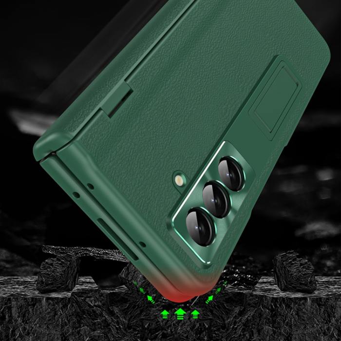 A-One Brand - Galaxy Z Fold 7 Mobilskal Kickstand - Brun