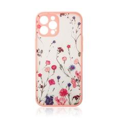 OEM - iPhone 12 Pro Max Skal Flower Design - Rosa