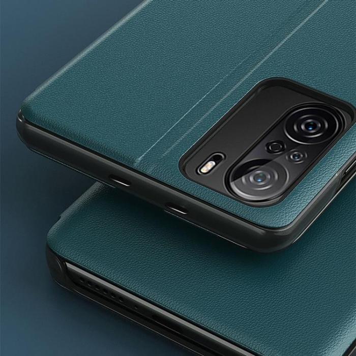 Ruhtel - Eco Leather View Fodral Xiaomi Poco F3 - Lila