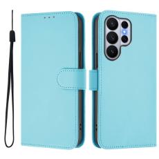 OEM - Samsung Galaxy S26 Ultra Fodral Konstl&auml;der - Ljusbl&aring;