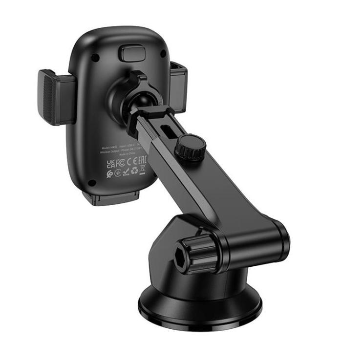Hoco - Hoco MagSafe Bilhållare Instrumentbräda Induktiv Laddare 15W