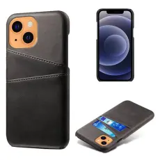 OEM - Retro Mobilskal med Kortplatser till iPhone 8 Plus - Svart