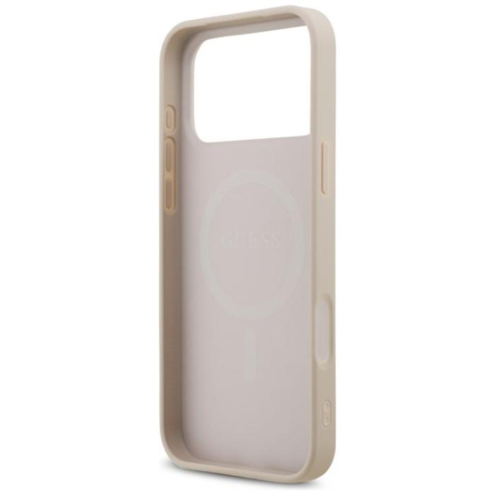 Guess - Guess iPhone 17 Pro Max Mobilskal MagSafe 4G Small Classic Logo - Rosa