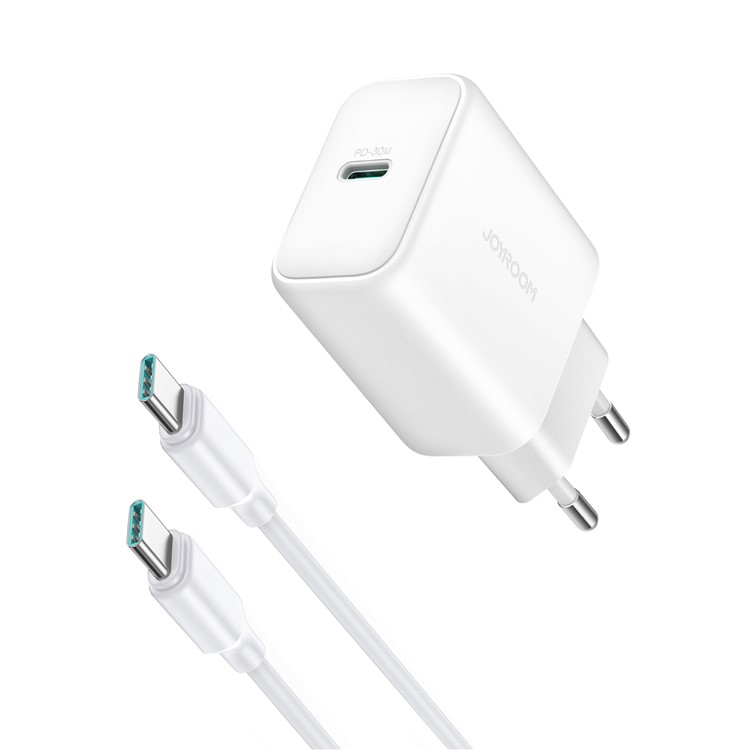 JOYROOM Snabbladdare 30W USB-C med USB-C Kabel 1m JR-TCF24 EU | 505295 | AlltMobil