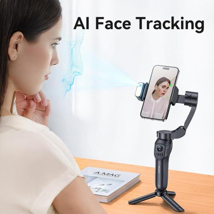 Yesido - YESIDO Gimbalstabilisator 3-Axlig Ansiktsspårning Mobilhållare SF21