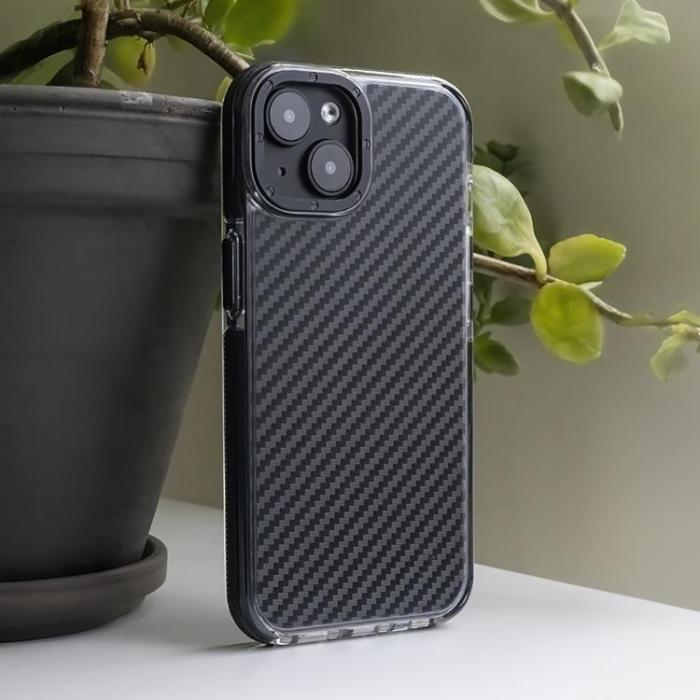 OEM - iPhone 16 Pro Max Mobilskal Acrylic Carbon - Svart