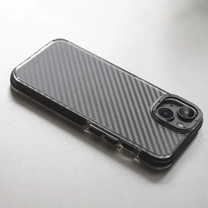 OEM - iPhone 16 Pro Max Mobilskal Acrylic Carbon - Svart