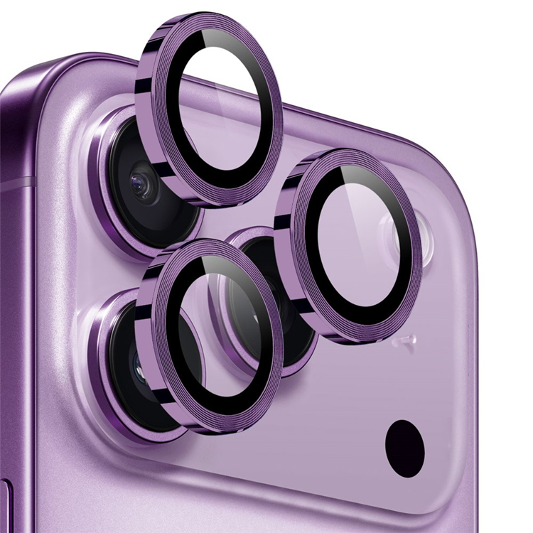 Northjo iPhone 17 Pro/17 Pro Max Härdat Glas Kameraskydd - Lila | 2353 | AlltMobil