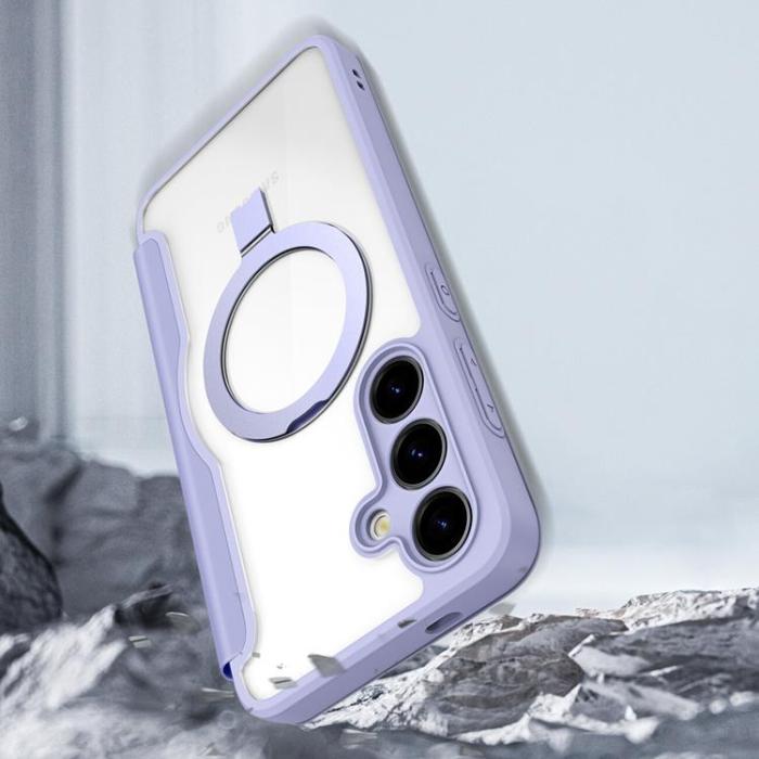 Dux Ducis - Dux Ducis Galaxy S24 Plånboksfodral Magsafe Skin X Pro - Lila