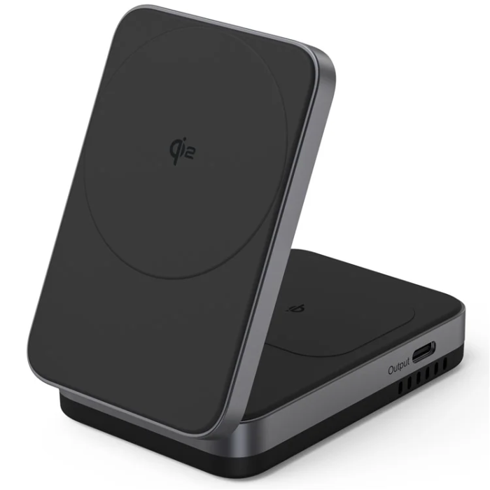 OEM - Qi2 MagSafe Trådlös Laddare iPhone, Airpods 15W YF-M29 - Svart