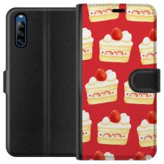 iSecrets - Plånboksfodral till Sony Xperia L4 med Tårta