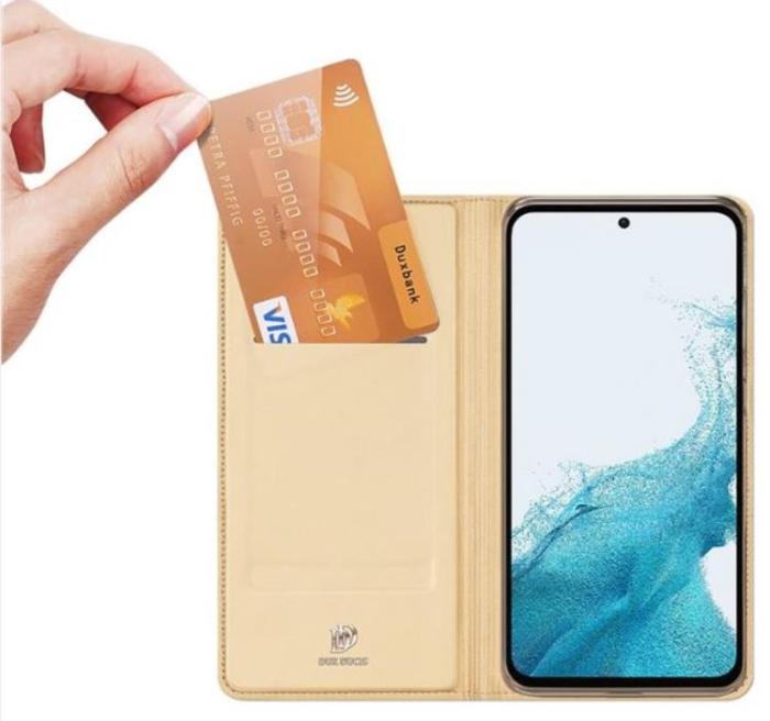 Dux Ducis - Dux Ducis Galaxy A34 5G Plånboksfodral Skin Series - Guld
