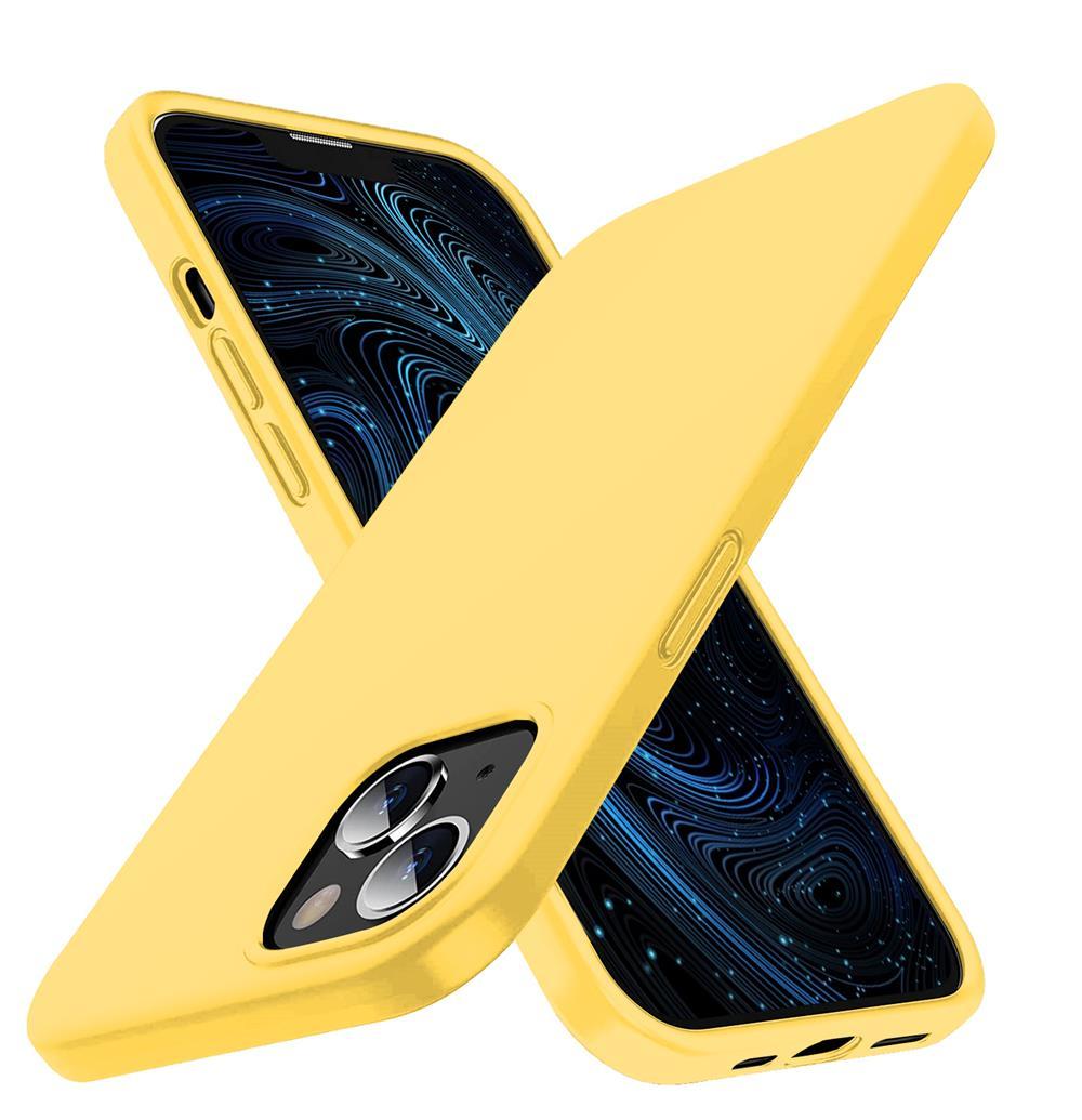 Liquid Silicone Skal iPhone 13 - Gul | 2353 | AlltMobil