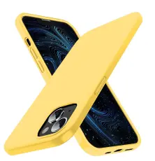 OEM - Liquid Silicone Skal iPhone 13 - Gul