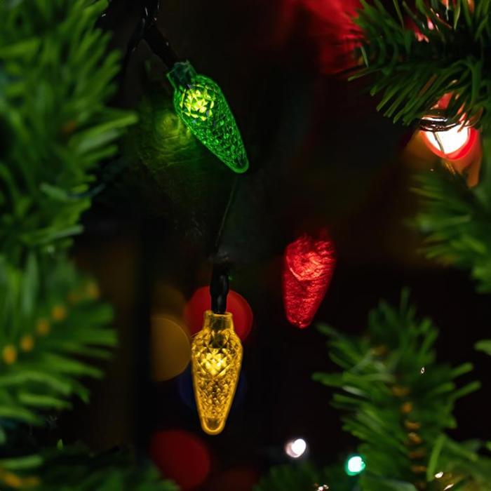 Forever Light - Forever String Light Pine Cone 100LED 8m - Flerfärgad