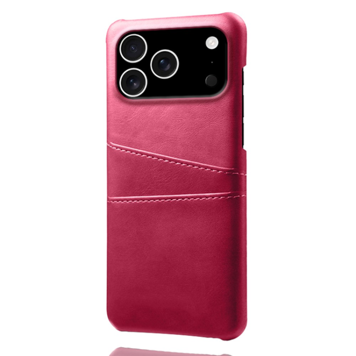 A-One Brand - iPhone 17 Pro Max Mobilskal Korthållare Dual - Rosé