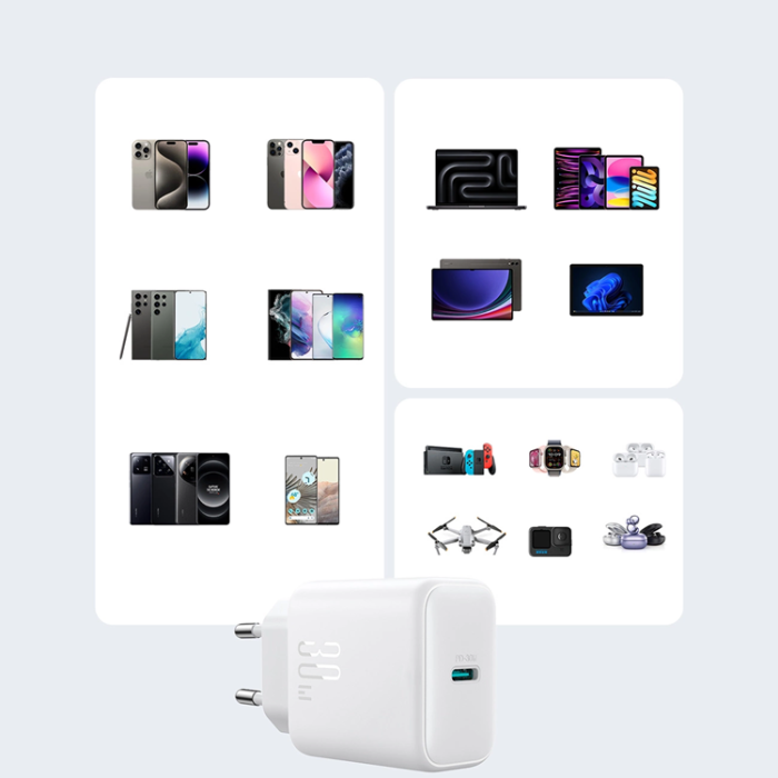 Joyroom - Joyroom JR-TCF24 Snabbladdare 30W USB-C PD QC SFC