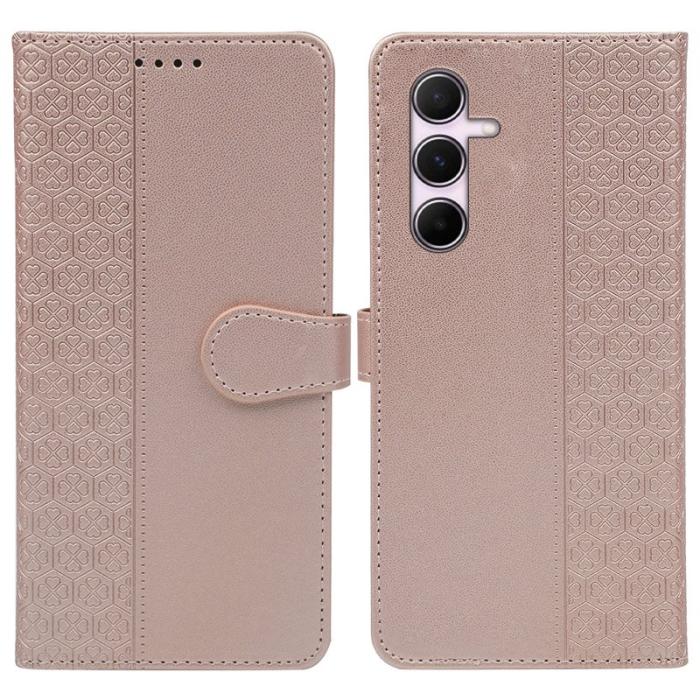 OEM - Mobilskal till Samsung Galaxy S26 Plus Magnetisk Stängning KonstLäder - Roséguld