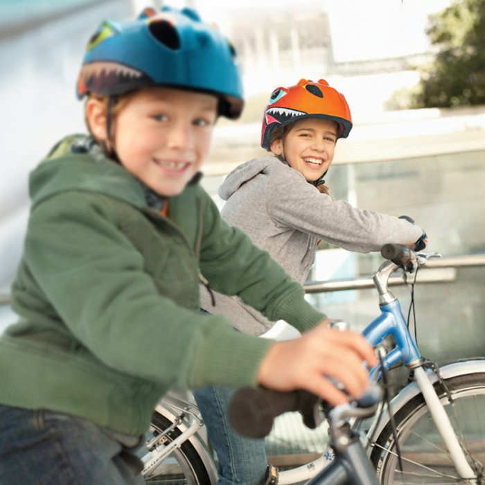 Wozinsky - Wozinsky Barncykelhjälm Drakmönster Lätt S - Röd