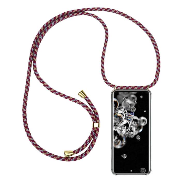 UTGATT1 - Boom Galaxy S20 Ultra mobilhalsband skal - Red Camo Cord