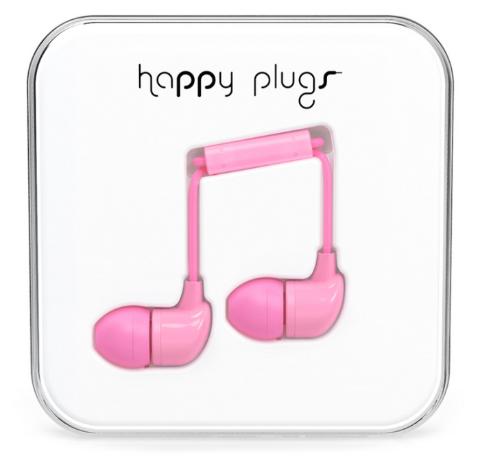 UTGATT5 - Happy Plugs In-Ear (Rosa)
