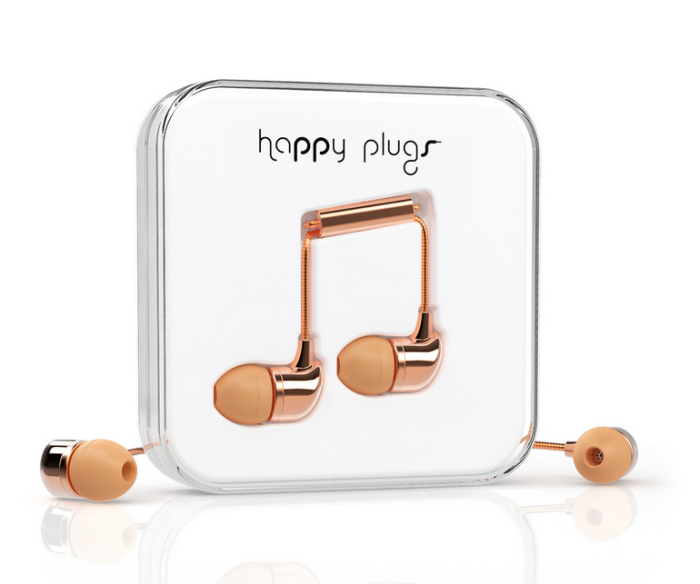 UTGATT5 - Happy Plugs In-Ear (Rose Gold)