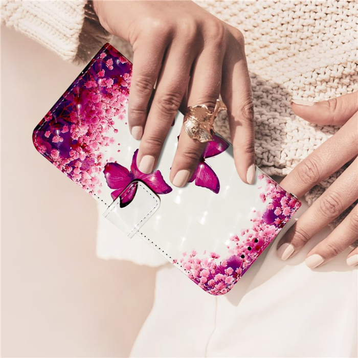 A-One Brand - iPhone 16e Plånboksfodral Printing Pattern Med Rem