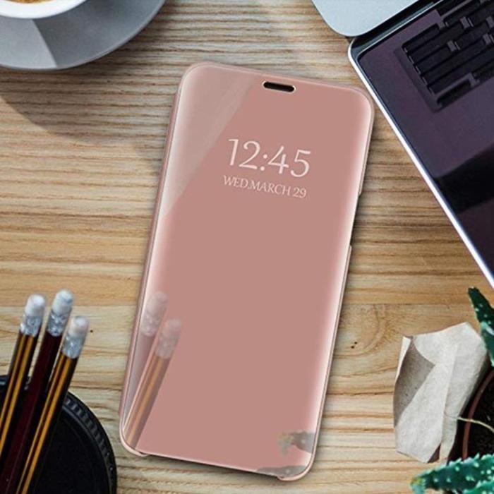 OEM - Galaxy A25 5G Fodral Smart Clear View - Rosa
