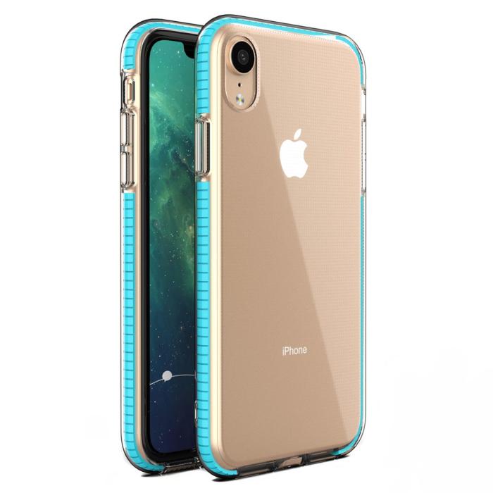UTGATT5 - Spring Case iPhone XR skal ljus Blå