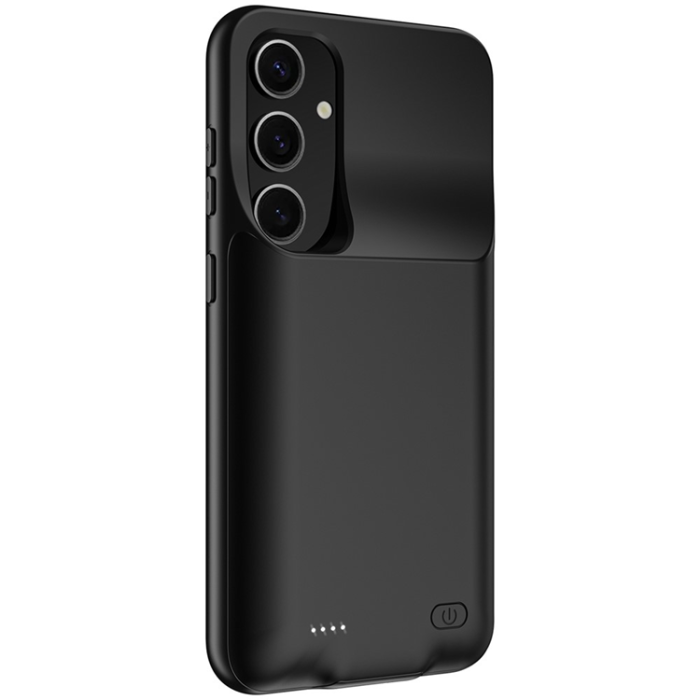 A-One Brand - Galaxy S24 Batteriskal 10000mAh med Led Indicators - Svart