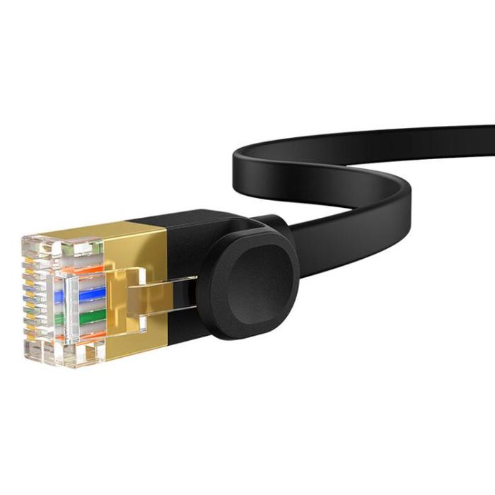 BASEUS - Baseus Fast RJ45 Cat 7 Nätverkskabel 2m - Svart