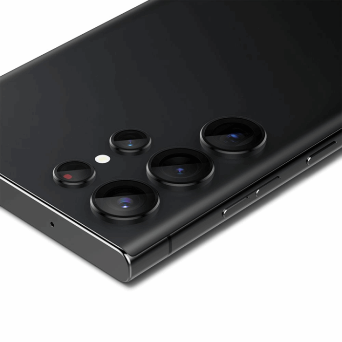 UTGATT - [2-Pack] Spigen Galaxy S23 Ultra Kameralinsskydd i Härdat Glas Ez Fit