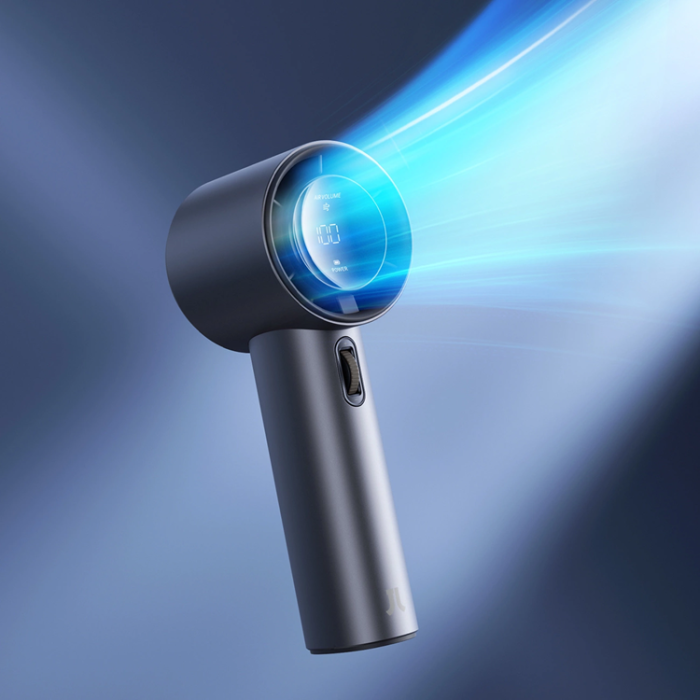 Jisulife - Jisulife Bärbar USB Handfläkt 3600 mAh Pro1 FA53 - Blå