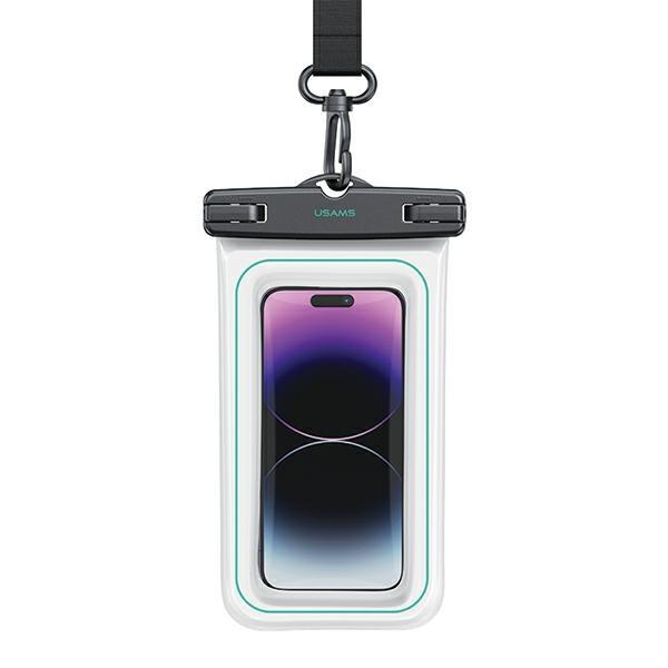 USAMS Universell Vattentät Mobilväska 6.7" IP68 - Vit