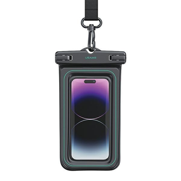 USAMS Universell Vattentät Mobilväska 6.7" IP68 (US-YD013) - Svart