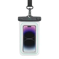 USAMS - USAMS Universell Vattentät Mobilväska 6.7" IP68 - Vit