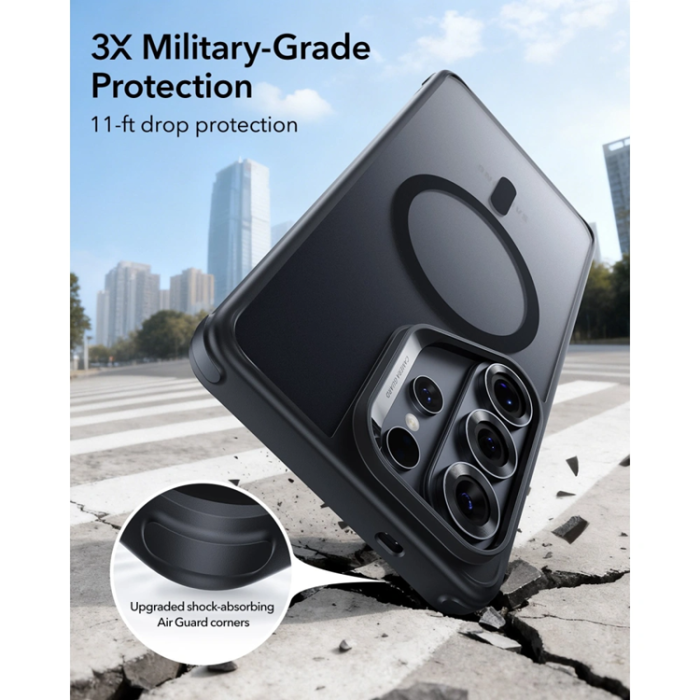 ESR - ESR Mobilskal För Galaxy S26 Ultra Magsafe Classic Hybrid - Frosted Svart