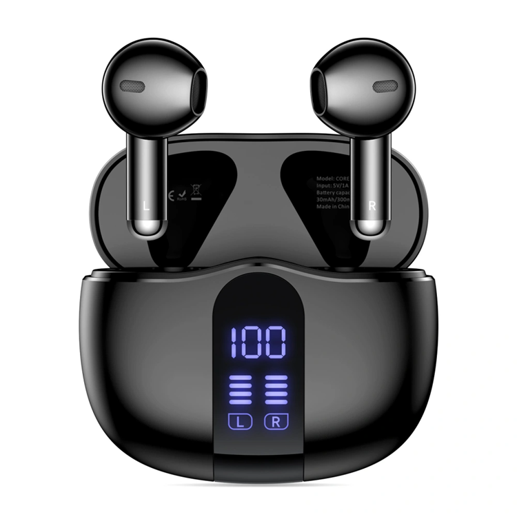 Tech-Protect Trådlös Hörlurar In-Ear Ultraboost Core G2 - Svart | 505771 | AlltMobil