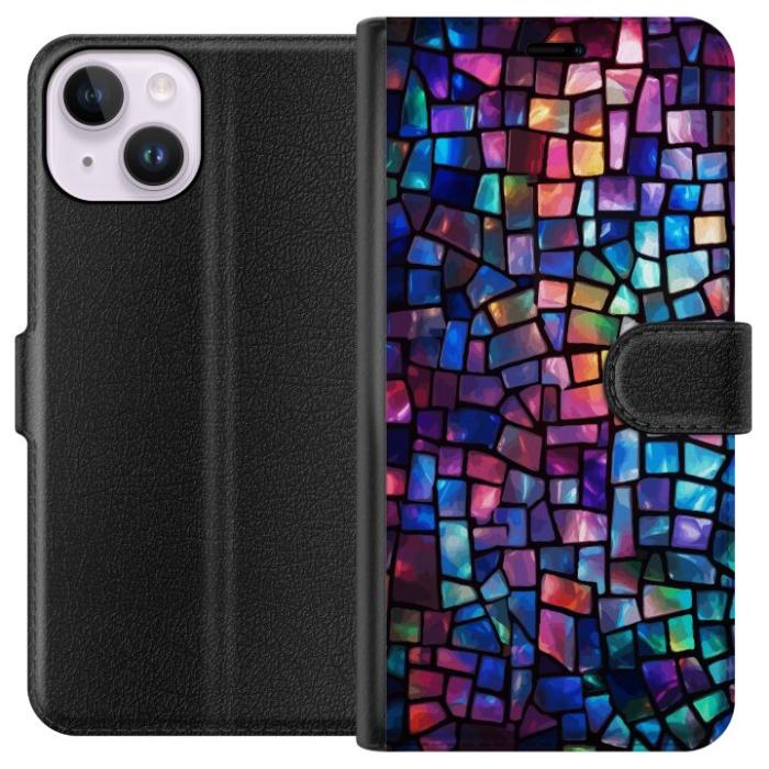 iSecrets - Plånboksfodral till Apple iPhone 14 med Disco