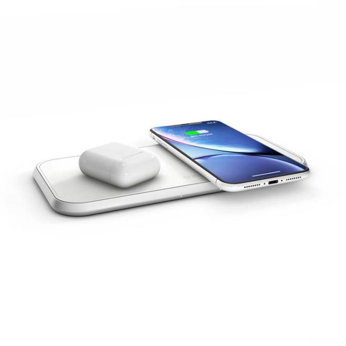 ZENS - ZENS Dubbelladdare Aluminium 30W PD - Vit