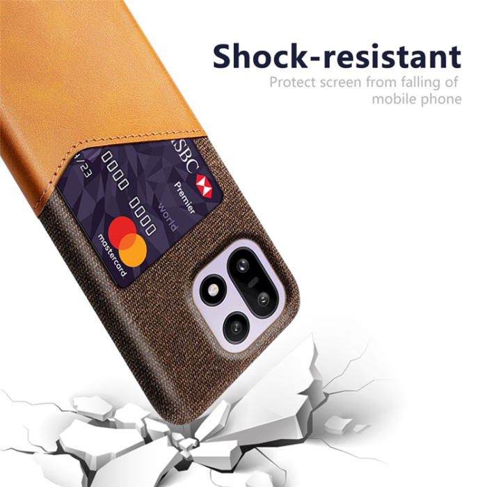 A-One Brand - OnePlus 15 5G Mobilskal Korthållare Cloth Texture