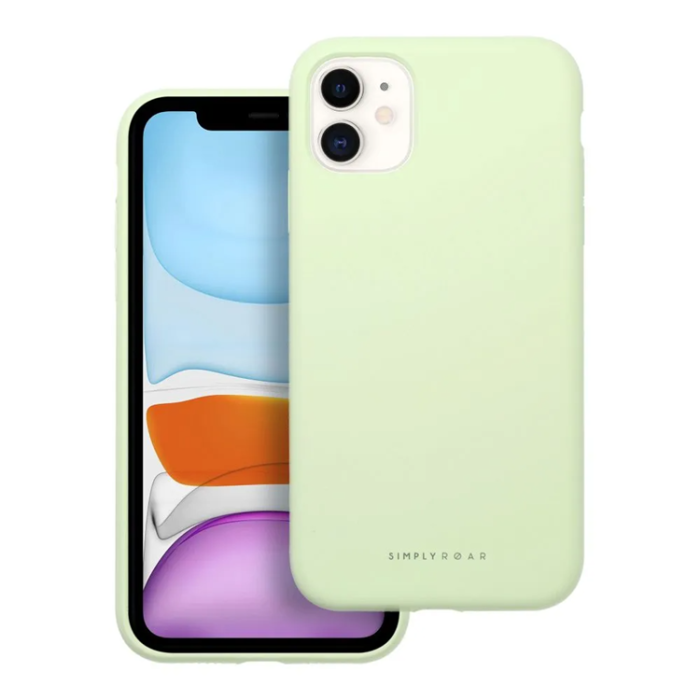 Roar - Roar iPhone 11 Mobilskal Roar Cloud Skin - Ljusgrön
