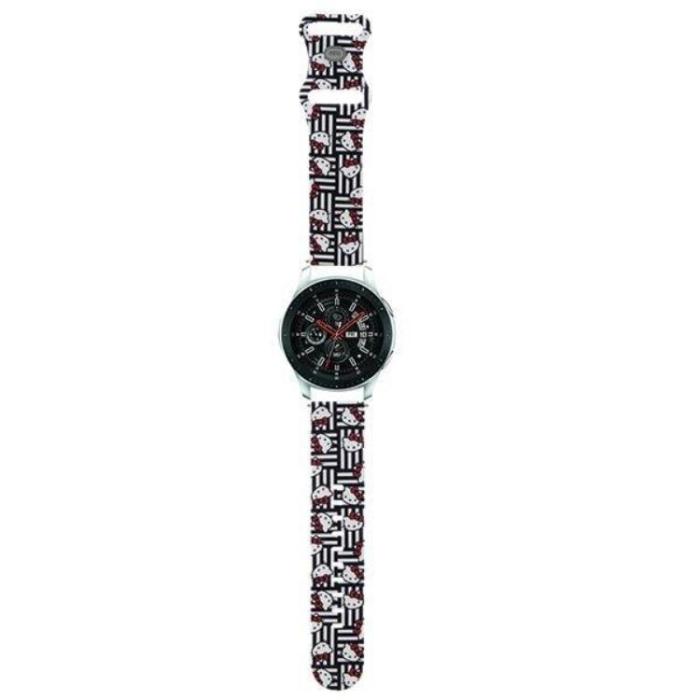 Hello Kitty - Hello Kitty Galaxy Watch 6 Classic (43mm) Band Heads & Stripes