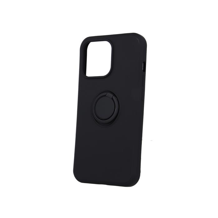 OEM - iPhone 13 Pro Skal Svart Finger Grip - Hållbart Skyddande